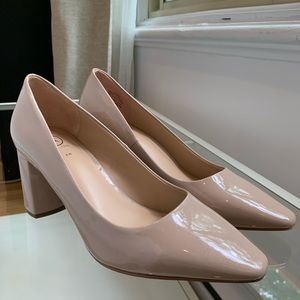 🥂✨ Addition Elle - Shiny Patent Leather Block Heels